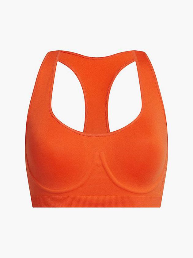 Calvin Klein USA Bonded Flex Womens Bra Orange 2938750-IS